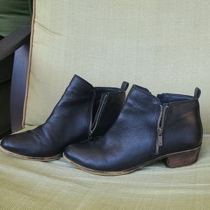 Lucky Brand Black Ankle Booties